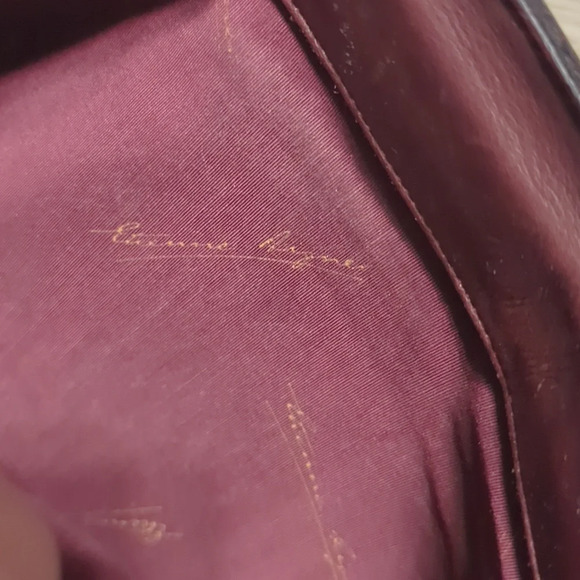 Vintage oxblood Etienne Aigner shoulder bag - Picture 7 of 8